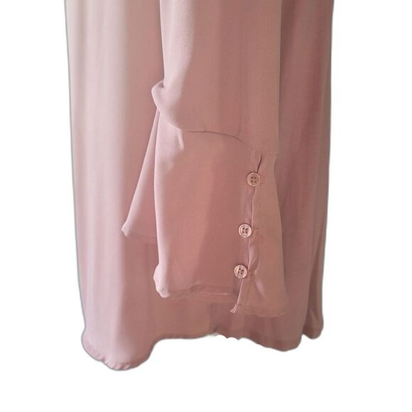 Soho Jeans New York & Company Scoop Neck Pink Top Size M - Picture 3 of 7